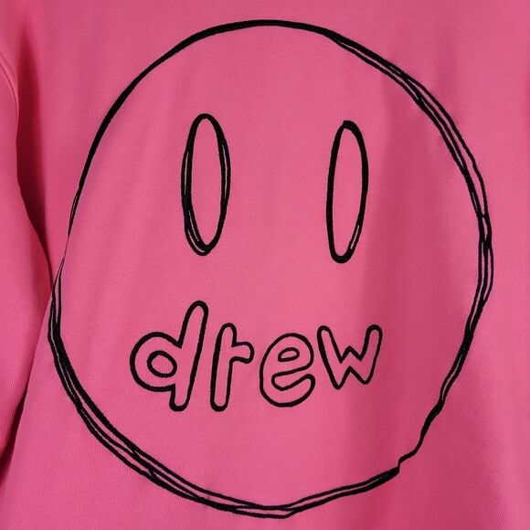 Drew Pink Smiley Face Women's Sweater. Size XS - Picture 2 of 9